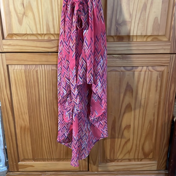 Colorful high low dress - Picture 3 of 3